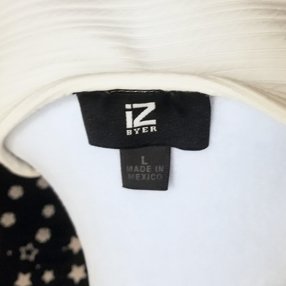 White Textured Sleeveless Peplum Top- NWOT - Picture 5 of 5